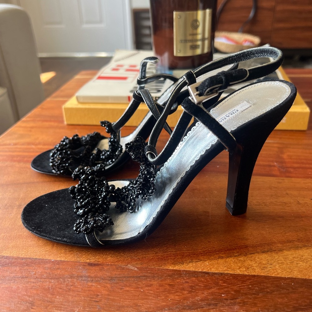 Prada Beaded Sandals